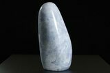 Polished, Free-Standing Blue Calcite - Madagascar #346747-1